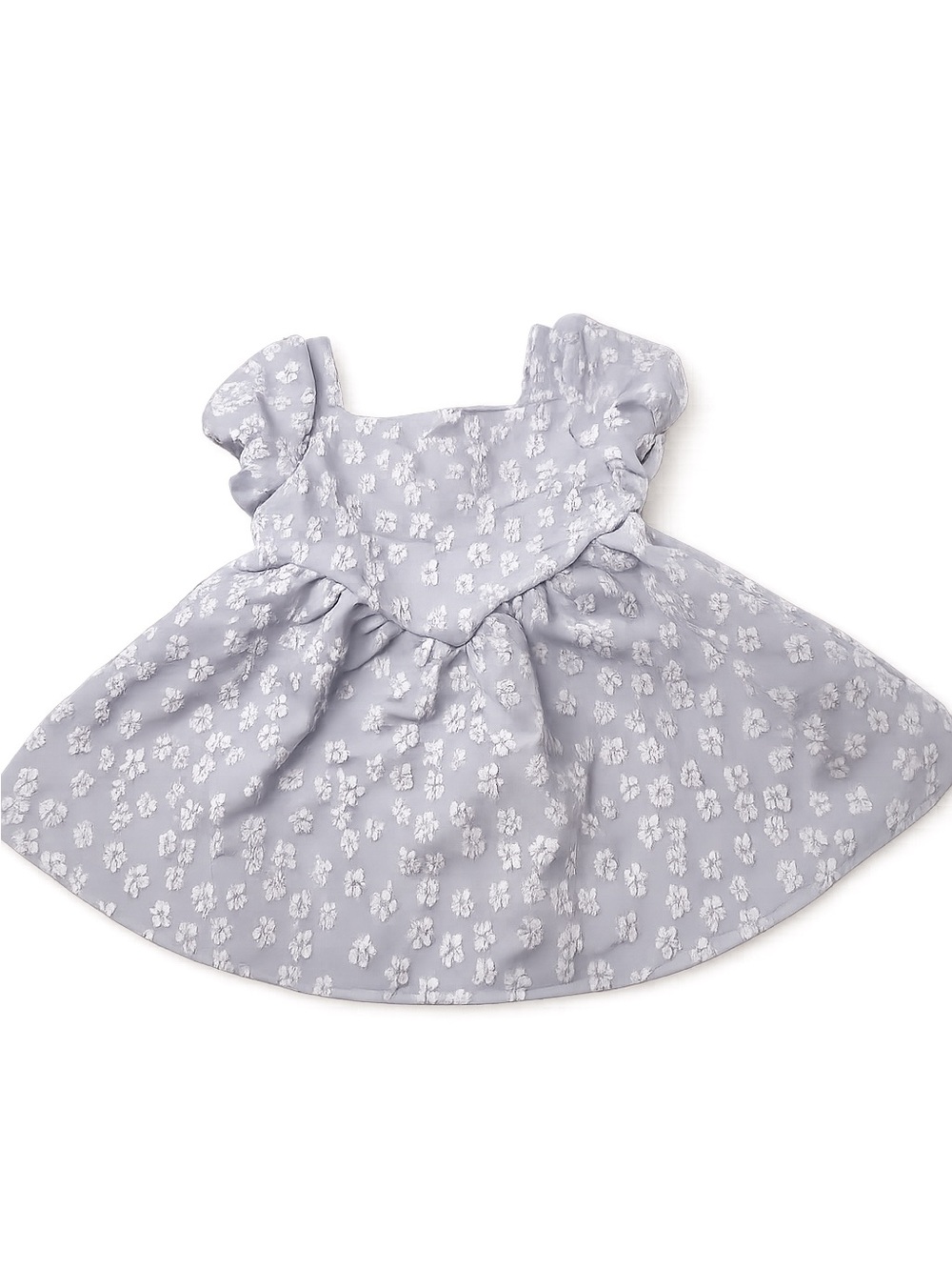 Draper James Lilac Floral Puff Sleeve Dress